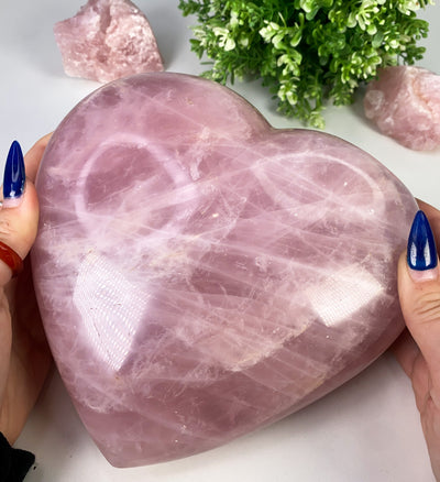 Rose Quartz giant heart