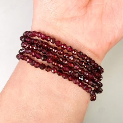 Faceted Garnet bracelet