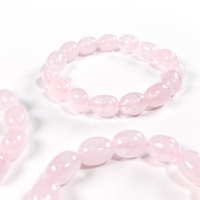 Soft Energy Rose Quartz Beaded Bracelet