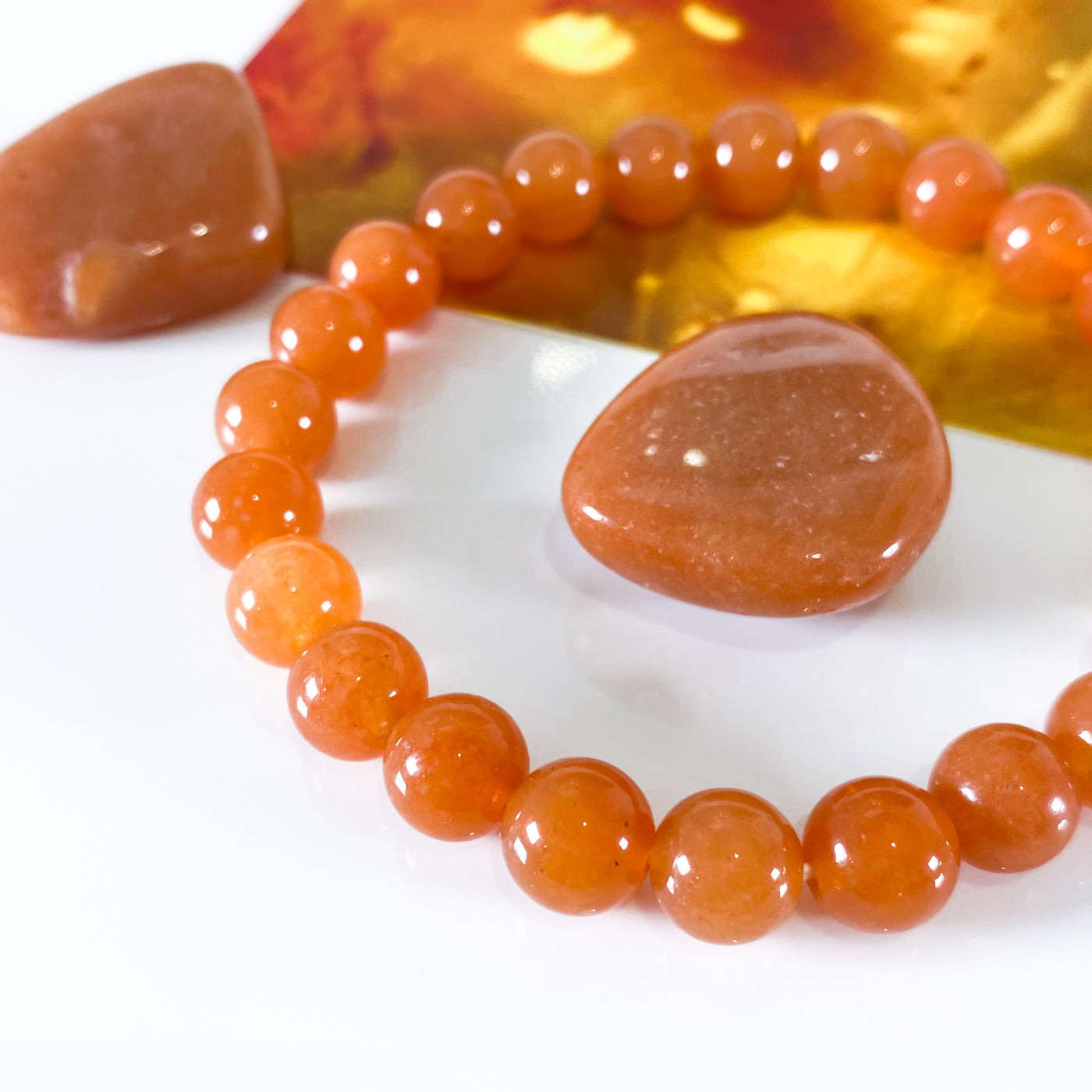 🍊 Orange Aventurine Bracelet for Confidence