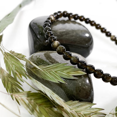 Golden Obsidian Bracelet