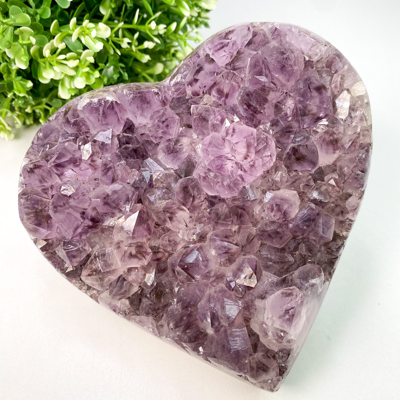 Amethyst heart for protection