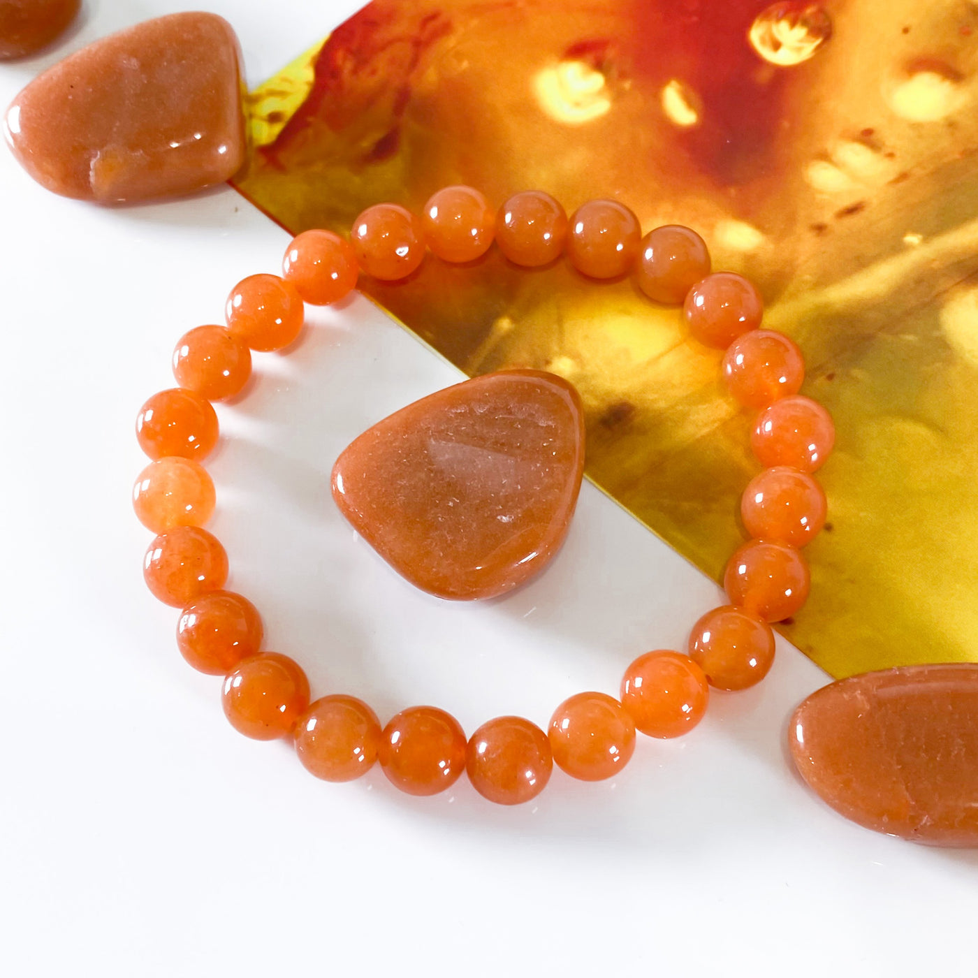 🍊 Orange Aventurine Bracelet for Confidence