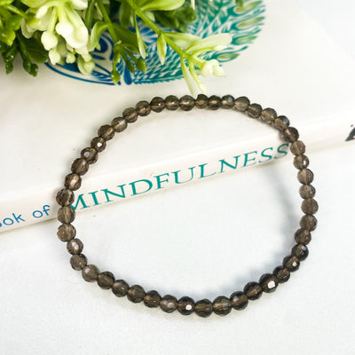 Faceted Smoky Quartz bracelet