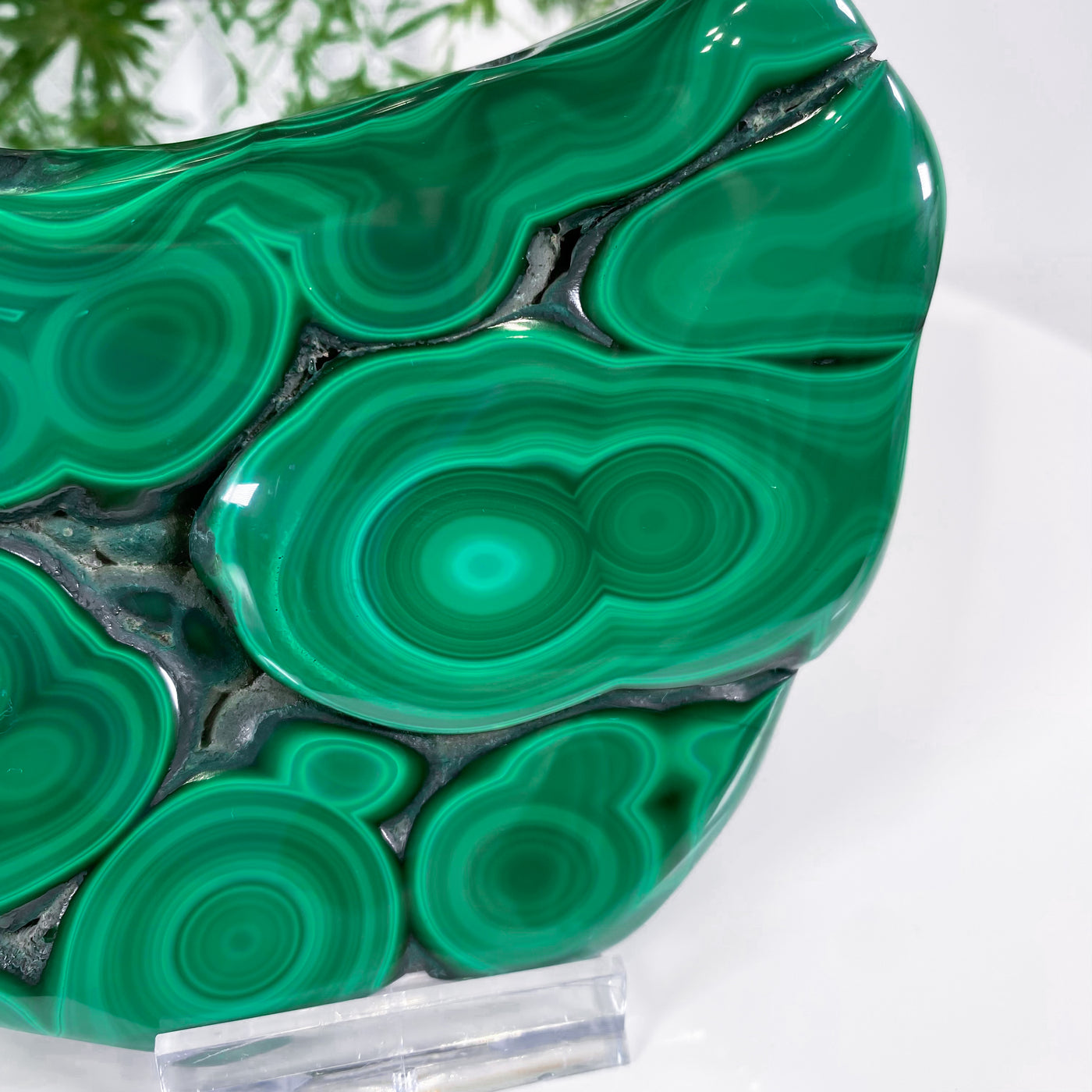 Hand-polished Premium Quality Malachite for Forgiveness