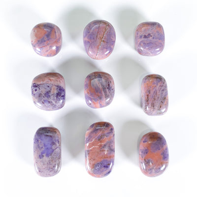 Rare Tumbled Pink + Purple Jade for Relationships