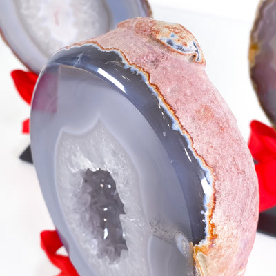 Mounted Agate Geode Cluster (A)