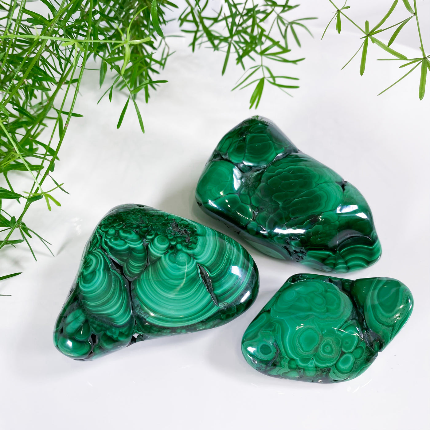 Premium Quality Hand-polished Malachite for Emotional Pain