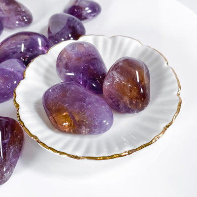 Tumbled Ametrine for Awareness