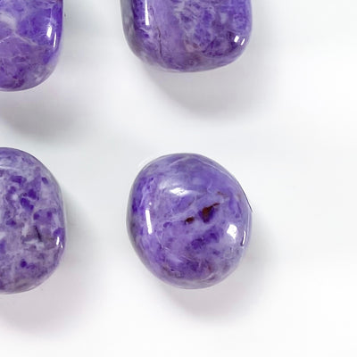 💜 Tumbled Purple Jade for Self-trust