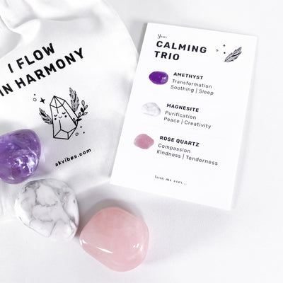 Calming Affirmation Pouch Set