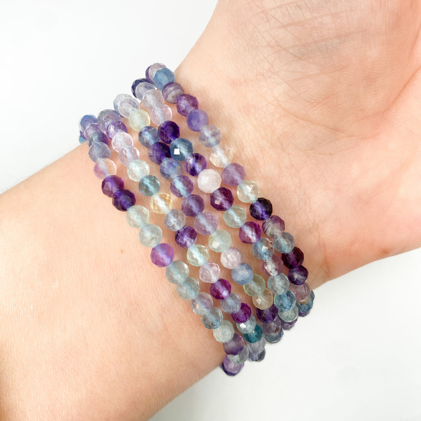 Faceted Fluorite bracelet