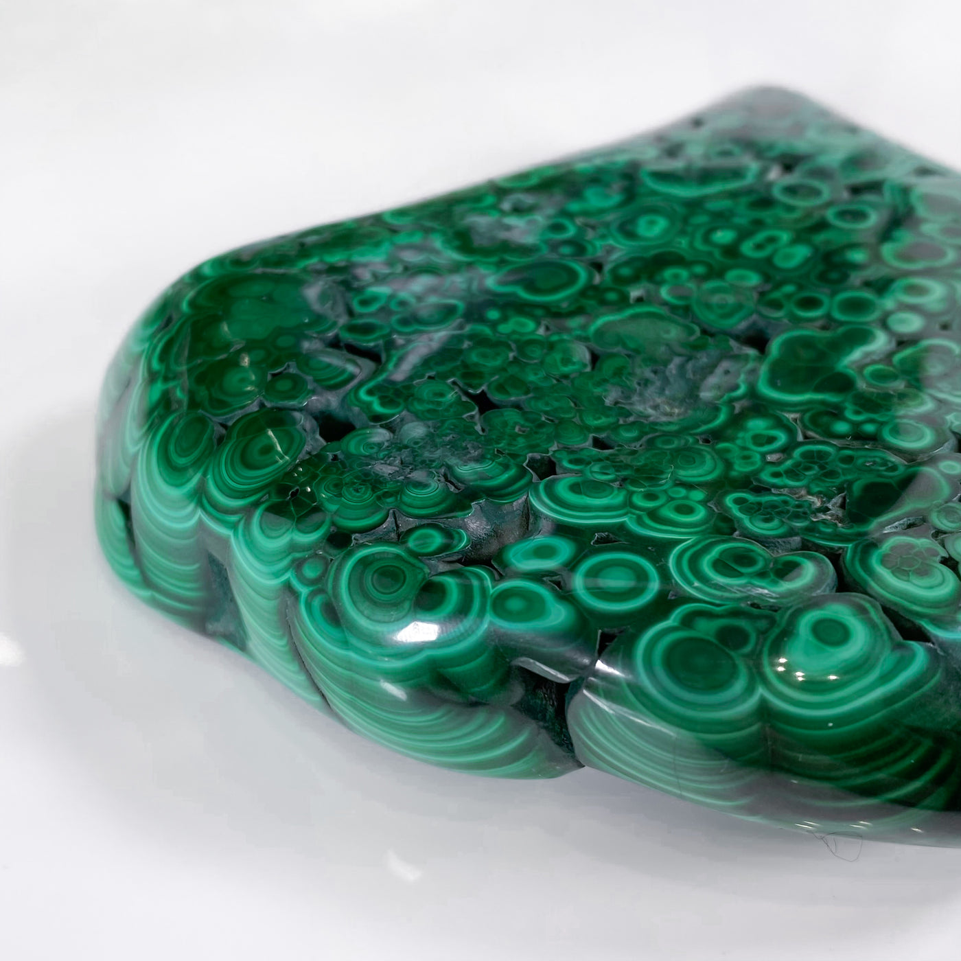 Hand-polished Premium Quality Malachite for Forgiveness