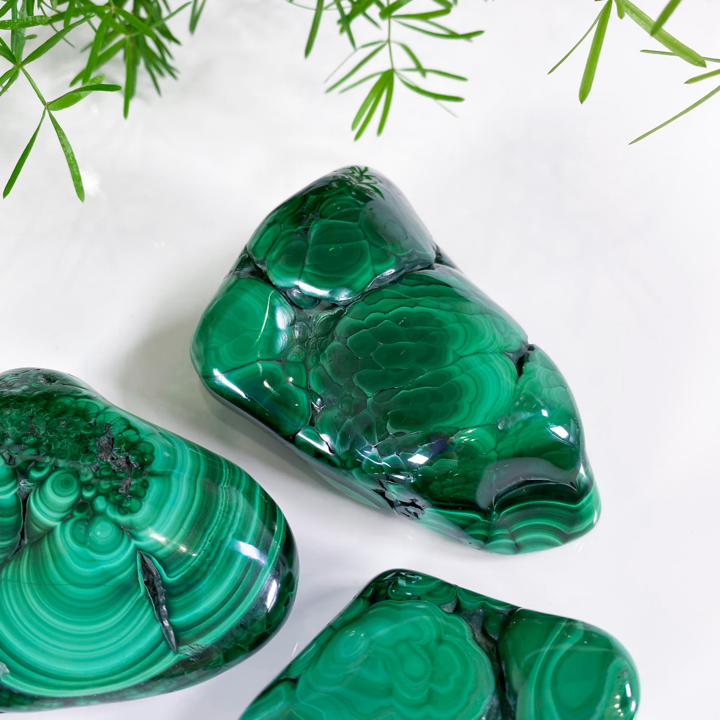 Premium Quality Hand-polished Malachite for Emotional Pain