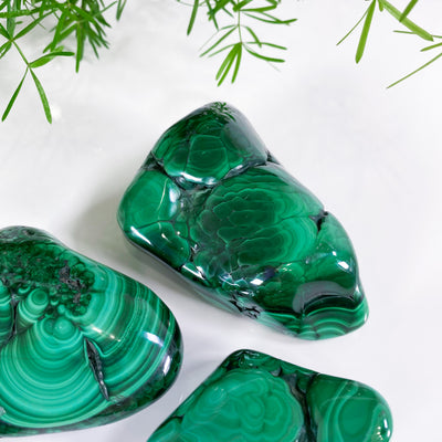 Premium Quality Hand-polished Malachite for Emotional Pain