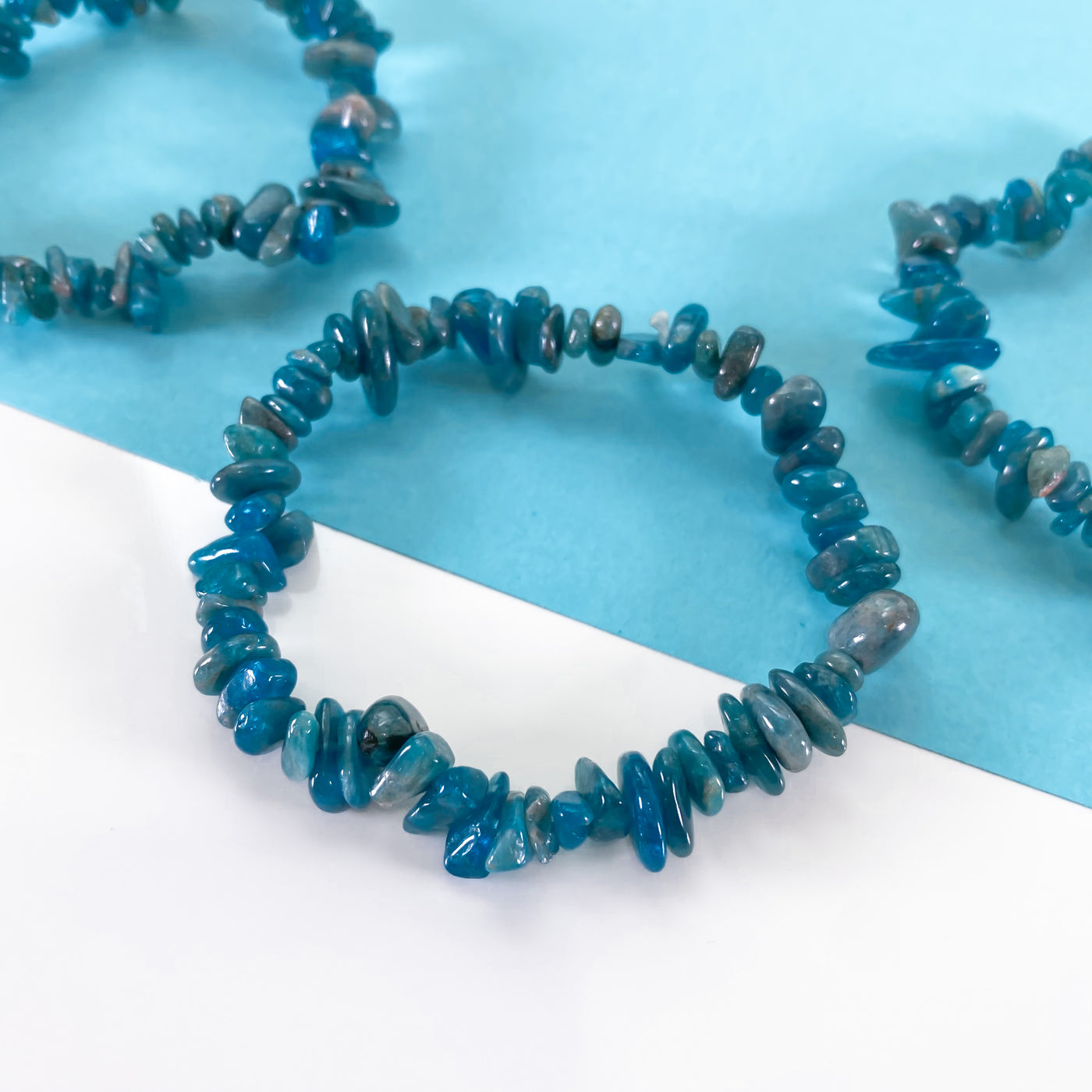 Chip Apatite Bracelet for Focus