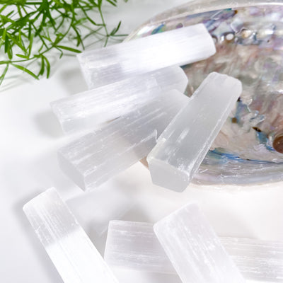 Raw Selenite Stick for Clear Energy