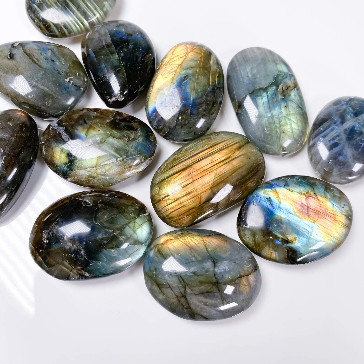 Mini Labradorite Palm Stones for Transformation