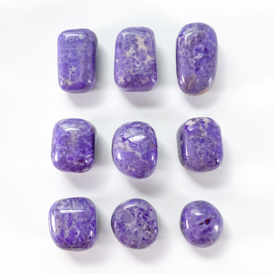 💜 Tumbled Purple Jade for Self-trust