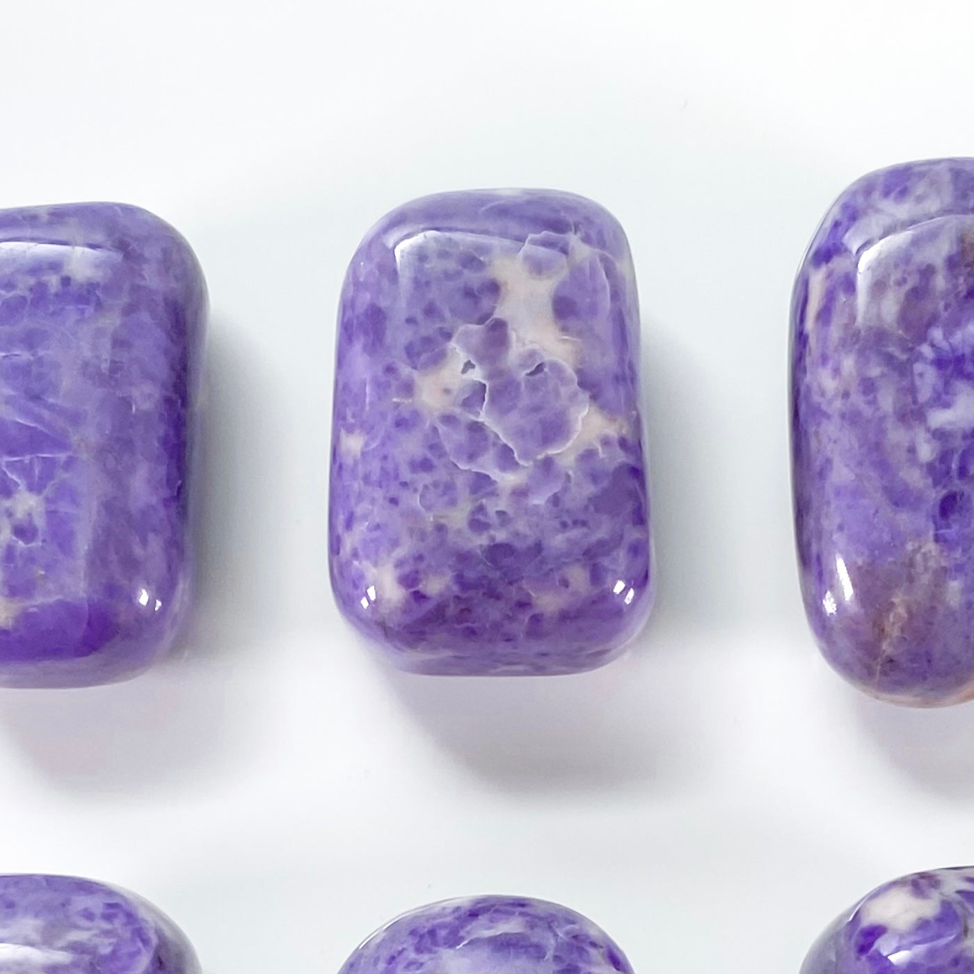 💜 Tumbled Purple Jade for Self-trust