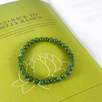 Nephrite Jade Bracelet for Serendipity