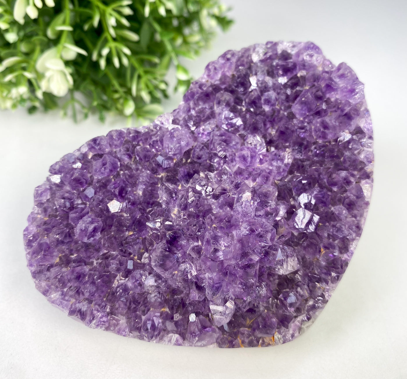 Amethyst heart for strengthening intuition