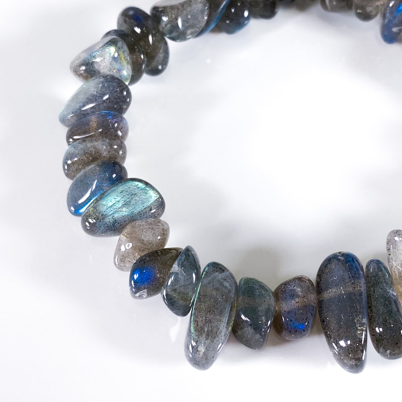 Premium Quality Labradorite Chip Bracelet